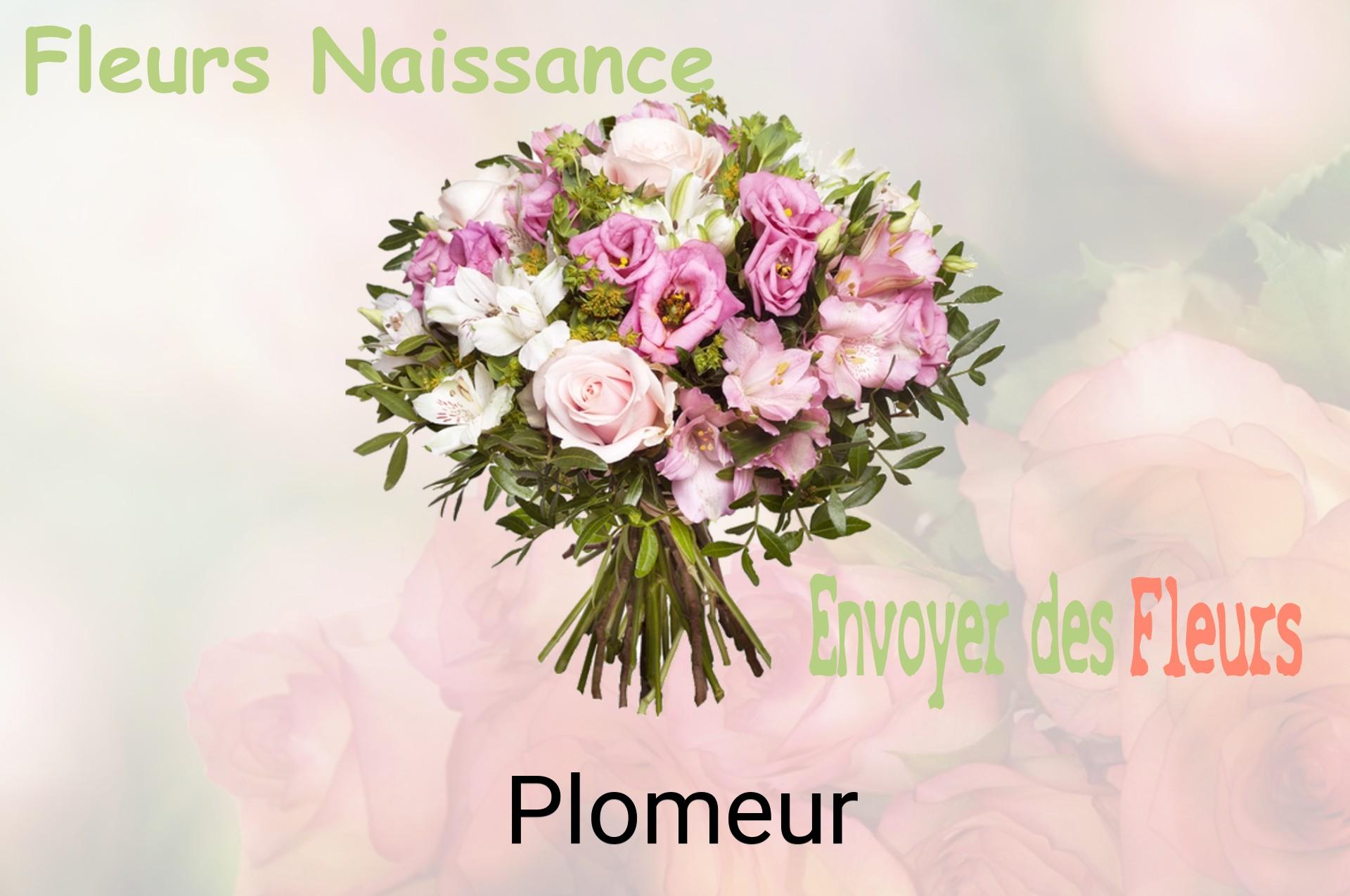 Bouquet de fleurs de naissance livré à Plomeur